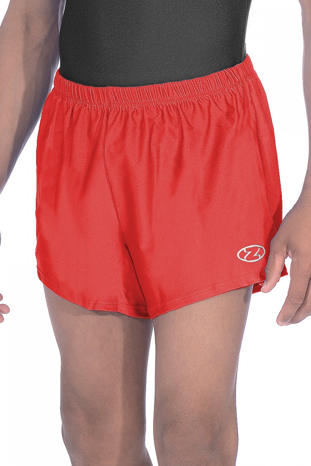 Gymnastik-Shorts aus glänzendem Nylon-Lycra für Jungen/Herren