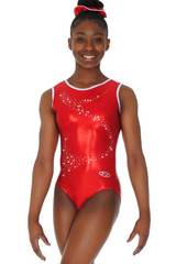 Comet Sleeveless Shine Leotard Motif 1