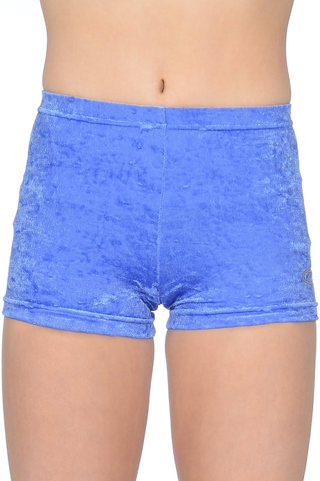 Crushed Velour Gymnastics Shorts