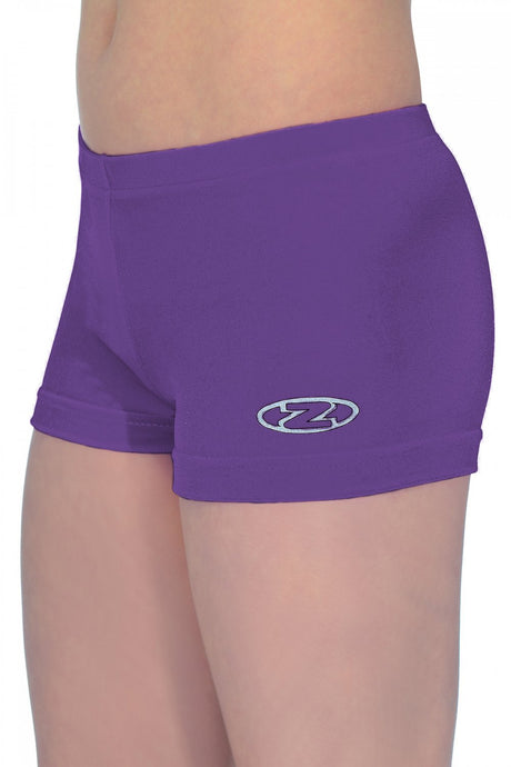 Hipster-Gymnastikshorts aus glattem Velours