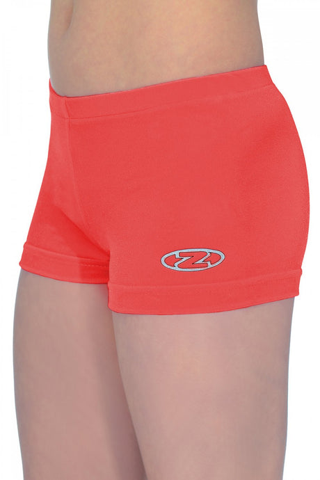 Hipster-Gymnastikshorts aus glattem Velours